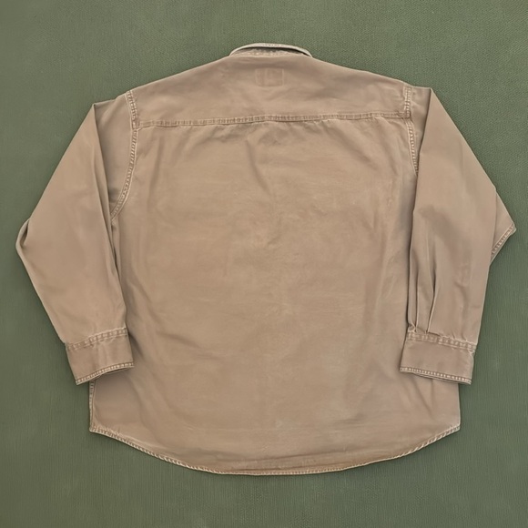 Vintage Cabela’s Stonewash Canvas Long Sleeve Button Up Shirt - Picture 7 of 13